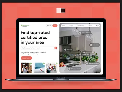 HomeFix Web Platform Redesign dashboard dashboard design design home home services homepage landing landing page product design redesign ui ux web web design concept web design template web platform web redesign web site web ui website