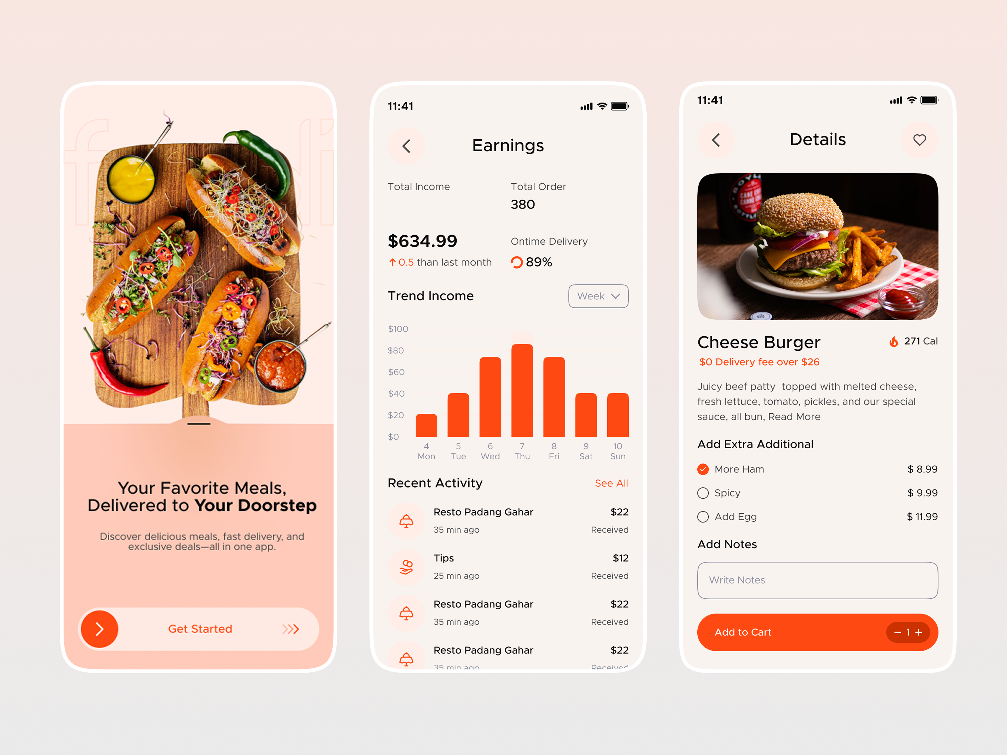 Example of Mobile App UI/UX Design