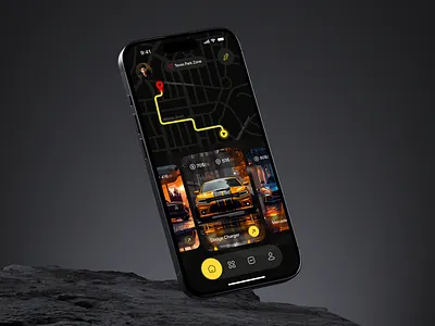 Request a Ride – Modern Car Booking App UI/UX android app carbooking dark mood design ios mobileapp requestaride ride app travel app ubar app uber design uidesign