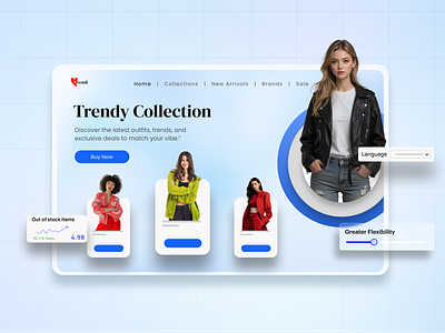 Where modern fashion meets sleek digital design. clothing website dribbble showcase e commerce design fashion ui minimal layout modern ux online store product design shopping experience uiux concept