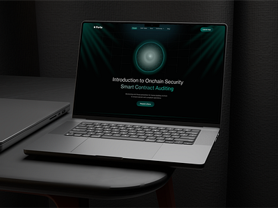 Web3 Security Platform – Modern UI Concept ai landing page ai website design blockchain dashboard futuristic design onchain smart contract ui design web3 web3 landing page