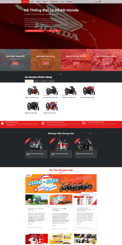 Honda Authorised Seller Tuong Nguyen design ux web design