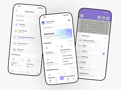 Hearify – Text to Speech - Mobile App ai text to speech app ai text to voice app ai voice generator app app design application artificial inteligence audio deep learning interface mashine learning mobile app neural networks text text to speech ui