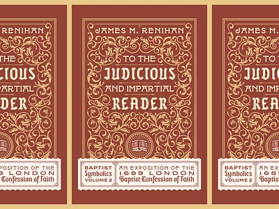 To The Judicious and Impartial Reader (Bookcover) book cover book cover design bookcover design graphic design illustration peter voth design vector