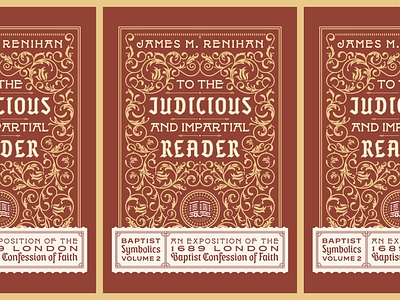 To The Judicious and Impartial Reader (Bookcover) book cover book cover design bookcover design graphic design illustration peter voth design vector