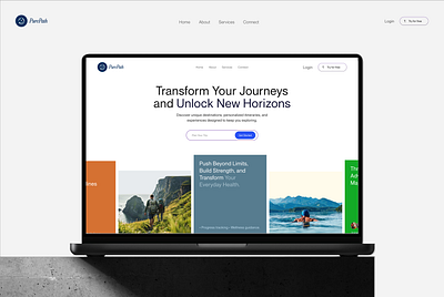 Animated Hero Section animated animated hero section animation animation website figmadesign fitness hero section landing page wellness
