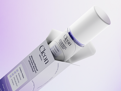 Cleon Seoul face Serum 3d 3d mockup 3d modling 3d serum bottle mockup blender bottle mockup branding design graphic design product rendering product visualization render