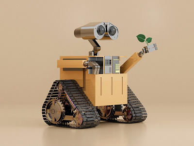 WALL-E 3d cg cinema4d pixar rozov visualisation walle wnbl