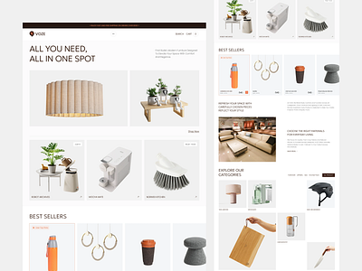 Home Decor eCommerce Website clean decor ecommerce website furniture store furniture website handcrafted home decor business interior design modern shopify designer shopping websites sofa uiux wooden furninture