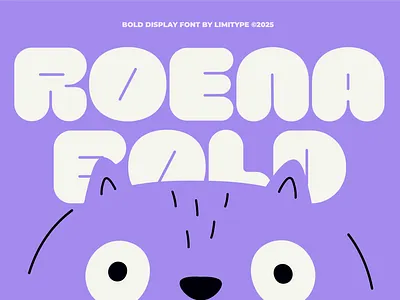 Roena - Bold Font bubble font