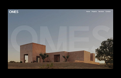 Omes ( architect ) architect branding colors theory design designer graphic design illustration logo minimalist ui ux web design website