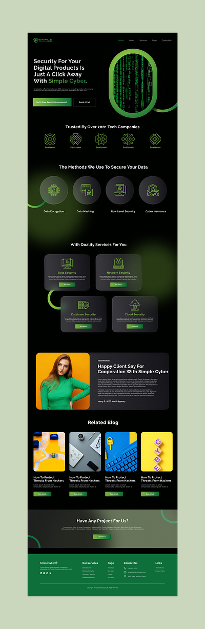 Simple Cyber- Cyber Security Consulting Website cloud security consulting cybersecurity data protection malware removal privacy security solutions threat detection