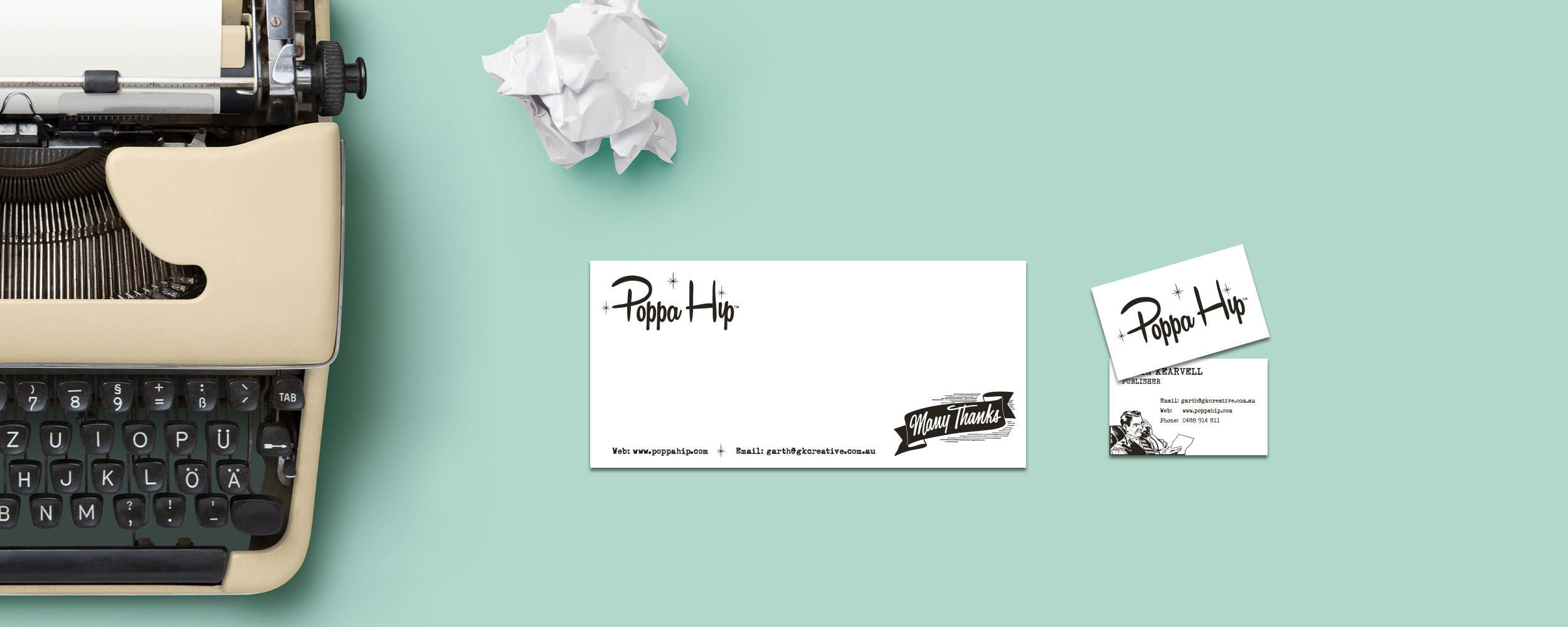 Poppa Hip Branding branding graphic design logo