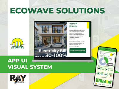 ECOWAVE DESIGN PROJECT 2025 app branding graphic design logo ui