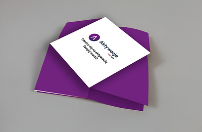 Twist fold card branding brochure card design graphic design illustration