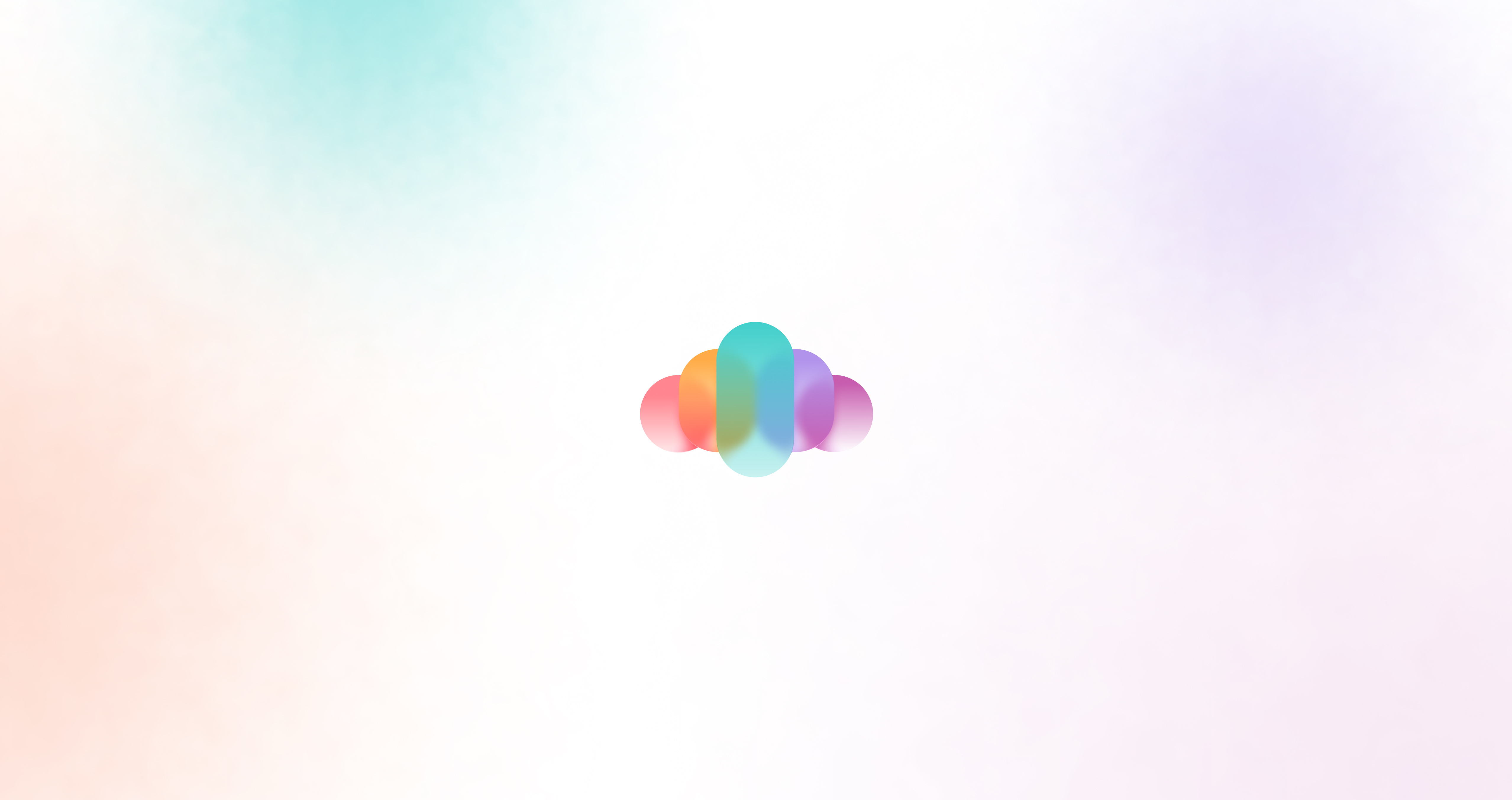 New logo with Glass effect abstract basic branding cloud glass glassmorphisim logo minimal