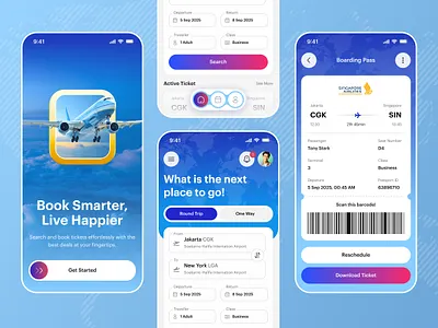 Flight Booking Mobile App Design adventure air ticket e ticket flight flight app flight booking flight deals flight search mobile app mobile app design tourism travel travel app travel planning travel service trip trip planner ui design ui ux design