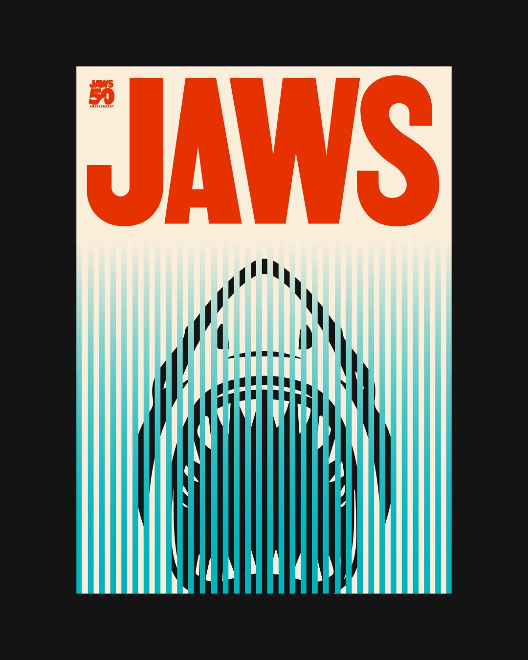 Another Jaws Poster branding design faelpt illustration instagram jaws lettering poster type typedesign typography ui
