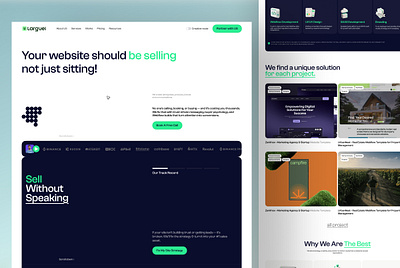 Agency Landing Page agency home page agency landing page hero section home page home page design landing page ui ui design ux