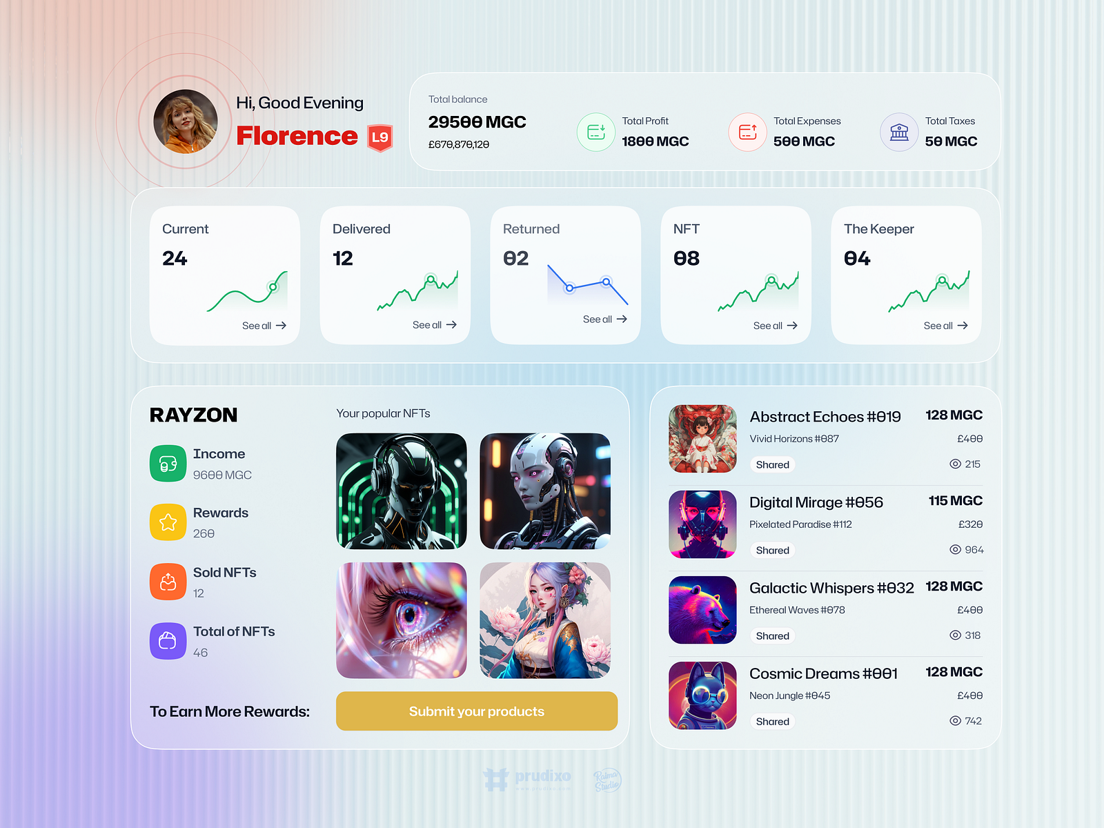 Marketplace Dashboard UI/UX Design by RaimaStudio Multilingual Agency ...