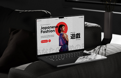 Japanese Fashion Website Concept fashion fashion website japanese ui uidesign uiux uiux design webdesign website