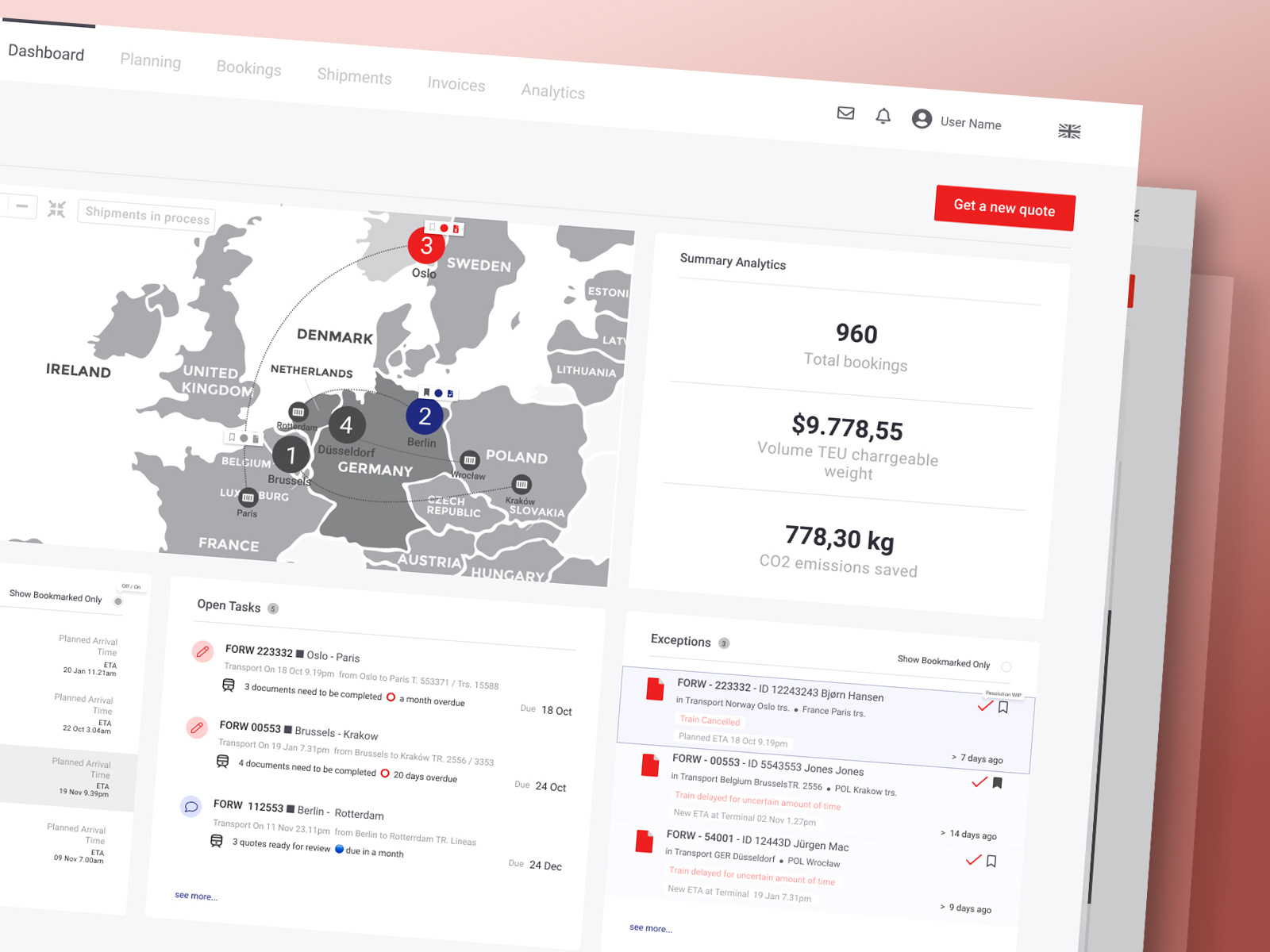 UI.UX Transport planning and management platform by ConturaDesign on ...