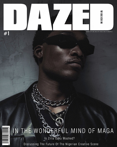 Dazed- Concept Magazine Cover cover art fashion graphic design magazine poster print