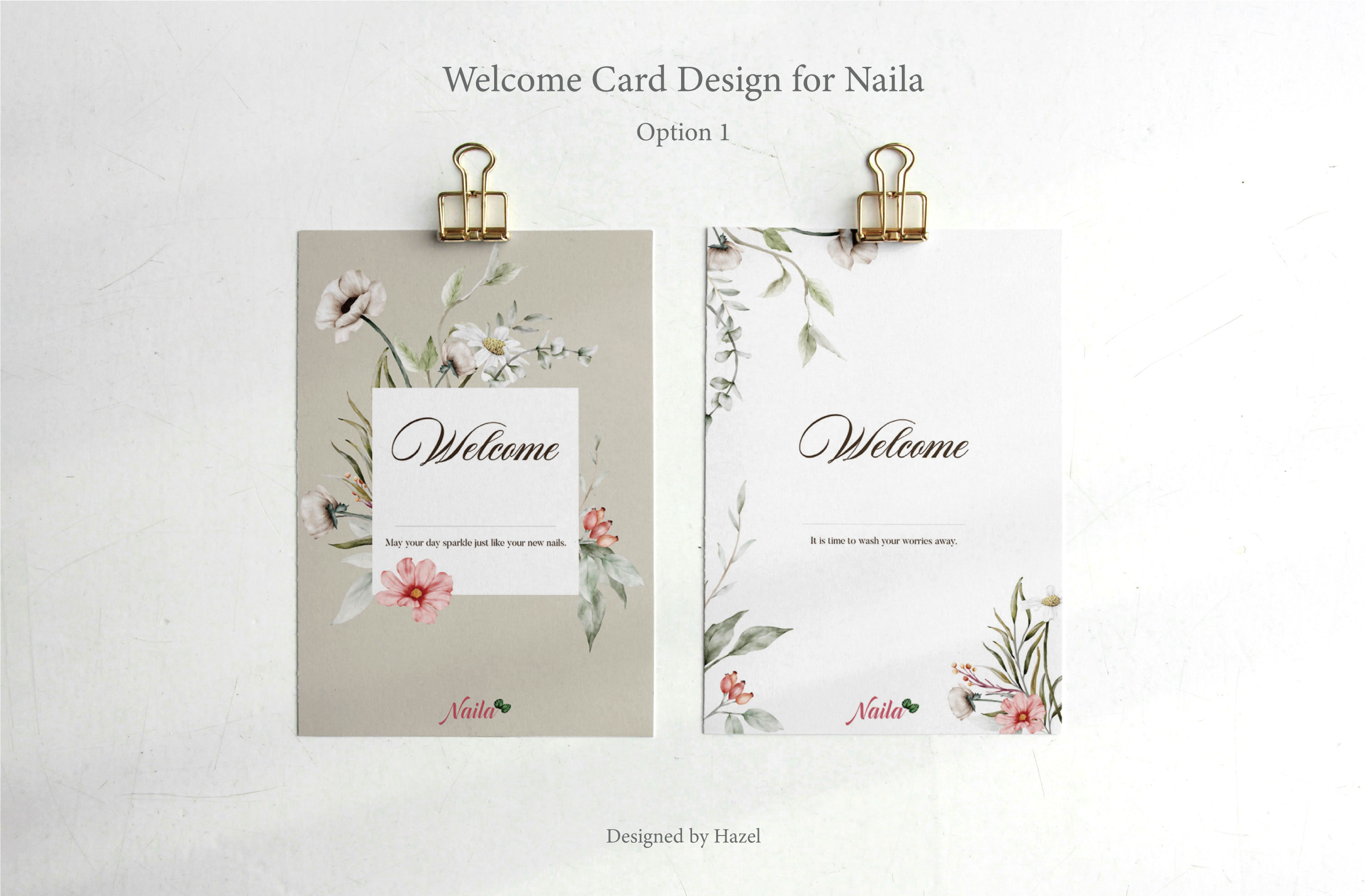 Example of Card Design – Customizable(text Only)