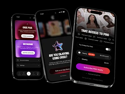 Pro Access Subscribe app creative design minimal pro settings subscribe subscription ui upselling ux