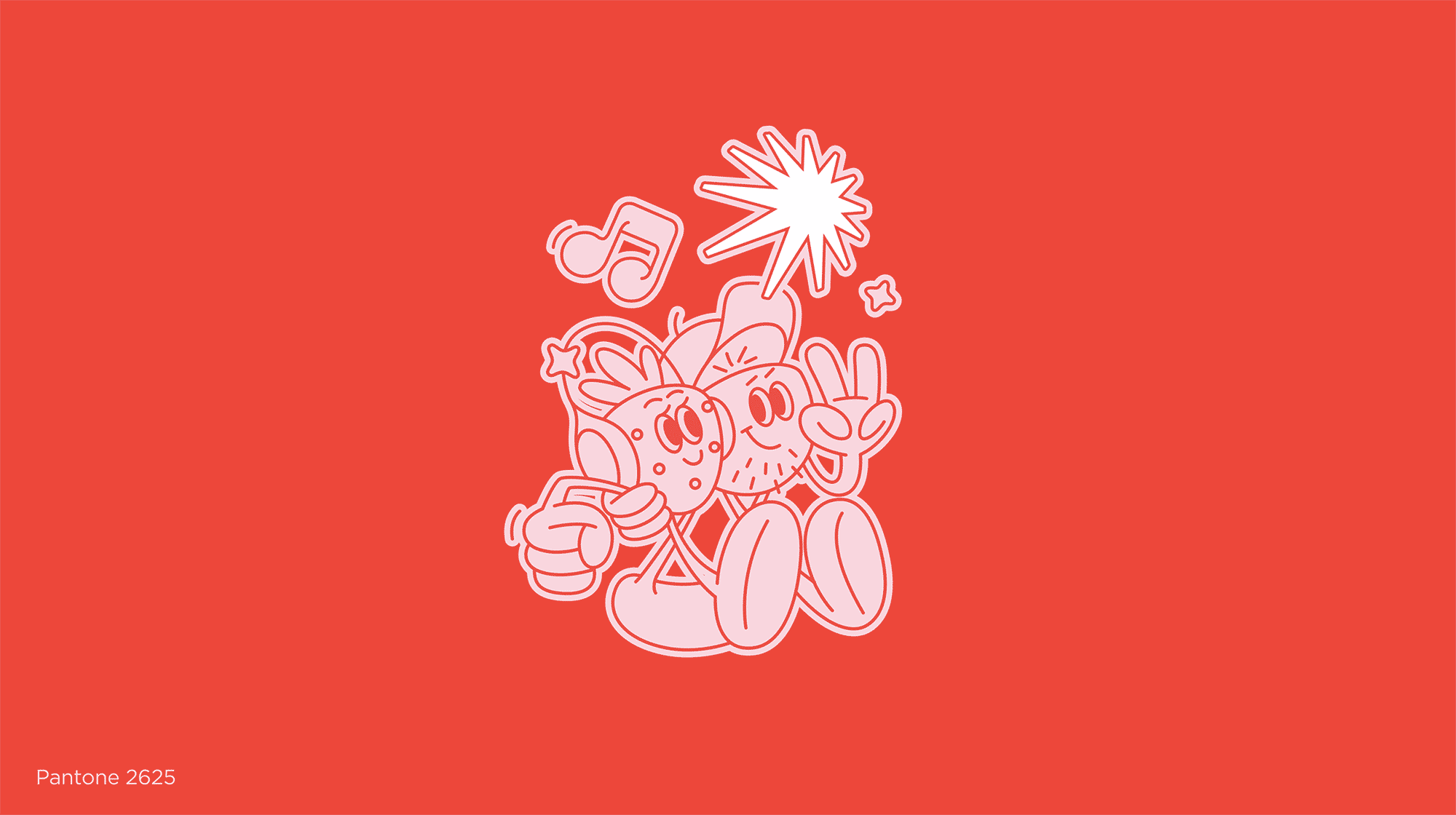 Strawberry & Kiwi animation character