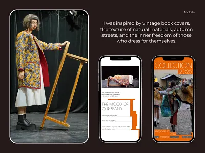 A Collection for the Inner Wanderer collection2025 dribbbleweeklywarmup fashiondesign mobileui slowfashion ui web design