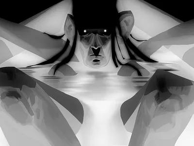 Creepy woman in the bath art black and white books concept art digital art horror illustration sketch