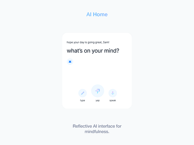 Today's Drop: AI Home aidesign aifigma aiui aiux figmadesign headstartui premiumui product design uidesign uxdesign