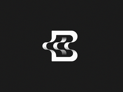 Letter B Logo bitcoin blockchain branding coin crypto currency defi fintech gradient icon identity illusion lepisov lettering logo nft optical token typography web3