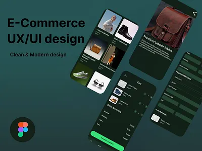 E-Commerce App UI/UX brand branding e commerce figma graphic design minimal ui uiux ux