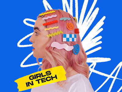 Brand Identity for Next Tech Girls 3d animation branding design graphic design illustration logo motion graphics ui ui design ux vector web