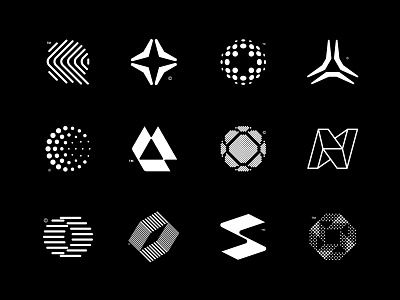 Tech Logos graphic design graphic designer logo logo design logo designer logo designers logo designs logomark logos symbol symbols