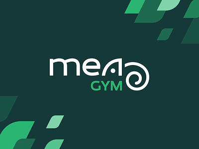 Logo Design & Branding for Mea Gym animal branding chameleon fitness green gym leaves logo natural workout