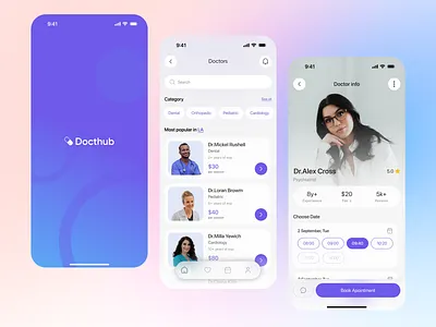 MedTech Product Design app healthtechdesign medical app ui medtech mobile mobile health app ui ux webdesign