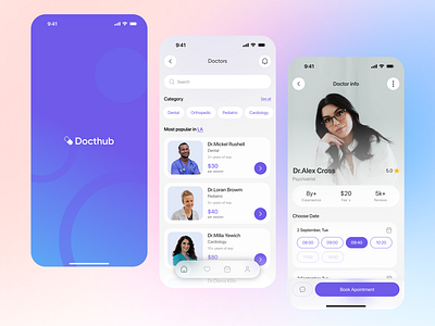 MedTech Product Design app healthtechdesign medical app ui medtech mobile mobile health app ui ux webdesign