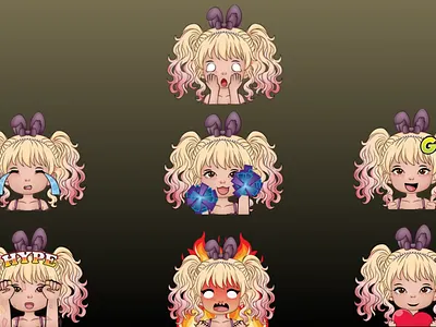 🎨✨ New Animated Emotes Drop! ✨🎨 Stallion Studio Limited 2d animated emotes cartoon custom emotes design illustration open for commission stallion studio limited twitch emotes