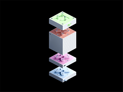 Travel Charger - DNC Designs 3d 3d modelling 3d product animation blender blender 3d blender art blender design industrial design product design teenage engineering