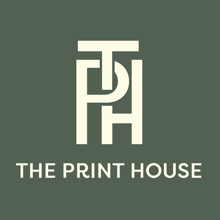 THE PRINT HOUSE Logo Design by thryve on Dribbble