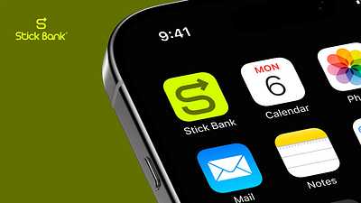 Stick Bank - Brand Identity app bank brand identity branding design graphic design graphics illustration logo motion graphics typo typography ui ux vector video