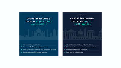 Investment Info Cards bold cards dark finance gradients investments premium ui web
