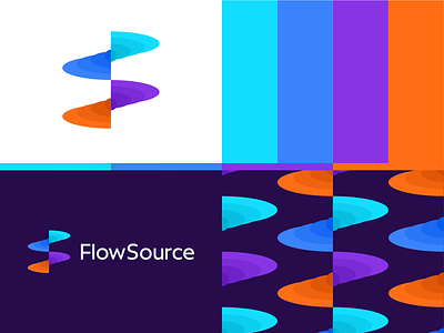 FlowSource: flowing FS monogram for productivity app logo design a l e x t a s s l o g o d s g n app apps application b c f h i j k m p q r u v w y z brand identity branding colorful inspiration creative productivity f fintech success flow flowing flow source fluid water liquid fs sf letter mark monogram logo design logo for sale modern minimalist fun s tasks management vector icon mark symbol work planning tools