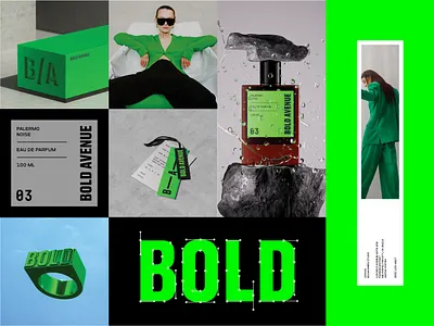 Bold Avenue / Branding / Fashion Clothing 3d brand identity branding clothing colors fashion fashionbrand fragrances label logo luxuryfashion neon packaging perfume streetwear trends ui