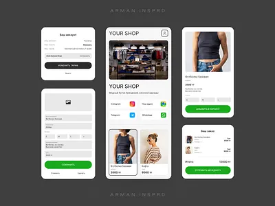 E-commerce app design app design e commerce online shop ui design