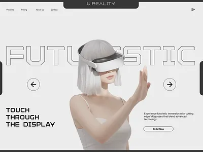 U Reality - UX/UI DESKTOP desktop ui ux vr