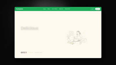 Freshplate Framer template animation framer ui ui kit